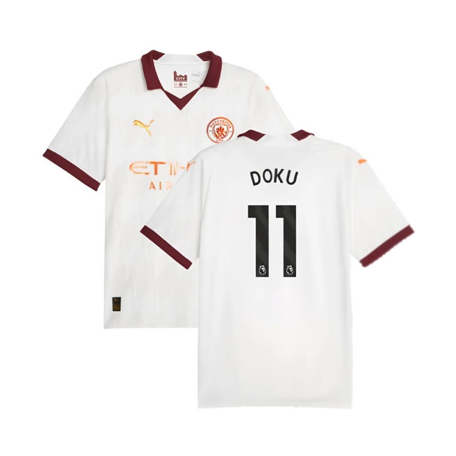 2023-2024 Man City Away Shirt (Doku 11) — Shop Now