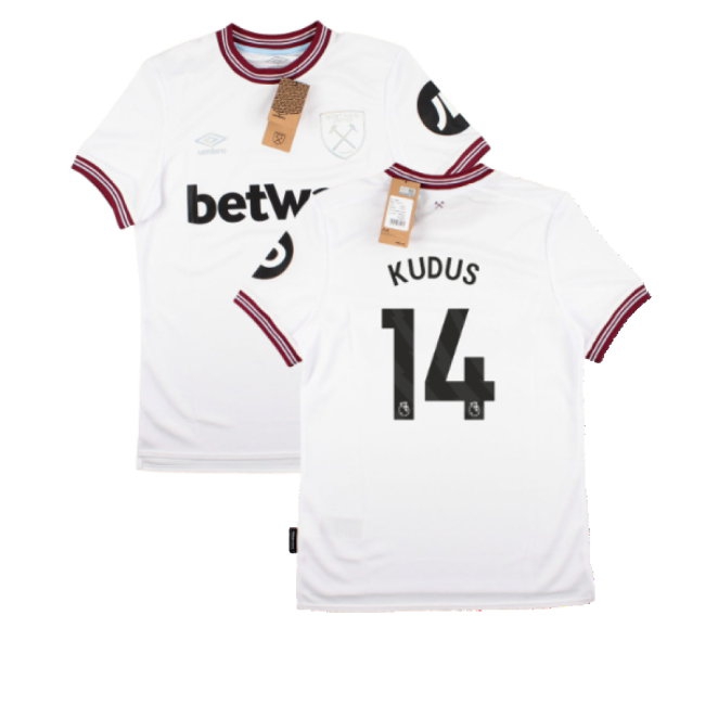 2023-2024 West Ham United Away Shirt (Kudus 14) — Shop Online