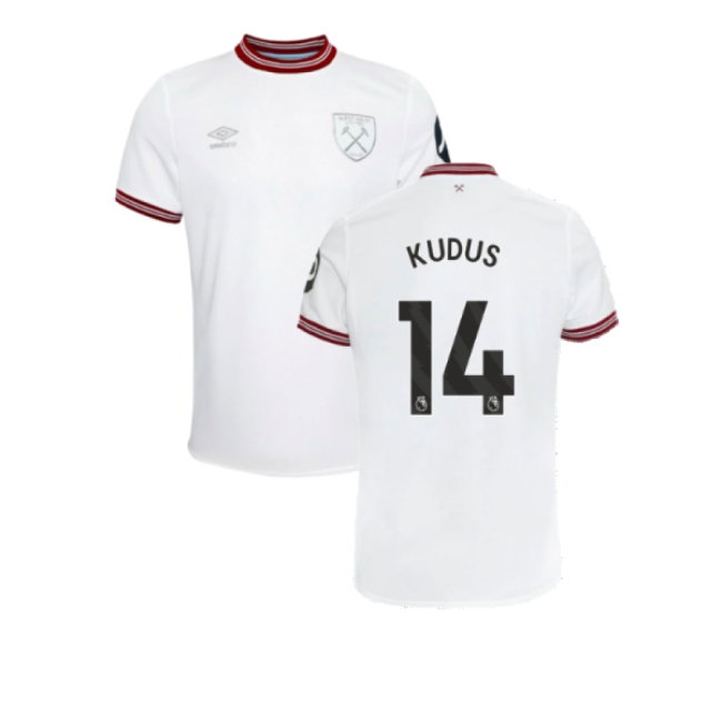 2023-2024 West Ham United Away Shirt (Kids) (Kudus 14) — Shop Now