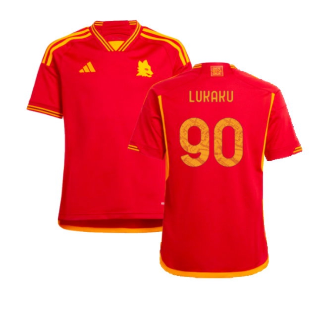2023-2024 Roma Home Shirt (Kids) (LUKAKU 90) — Shop Online