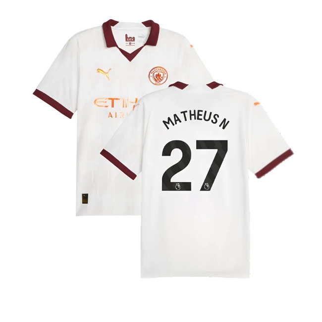 2023-2024 Man City Away Shirt (Matheus N 27) — Shop Now