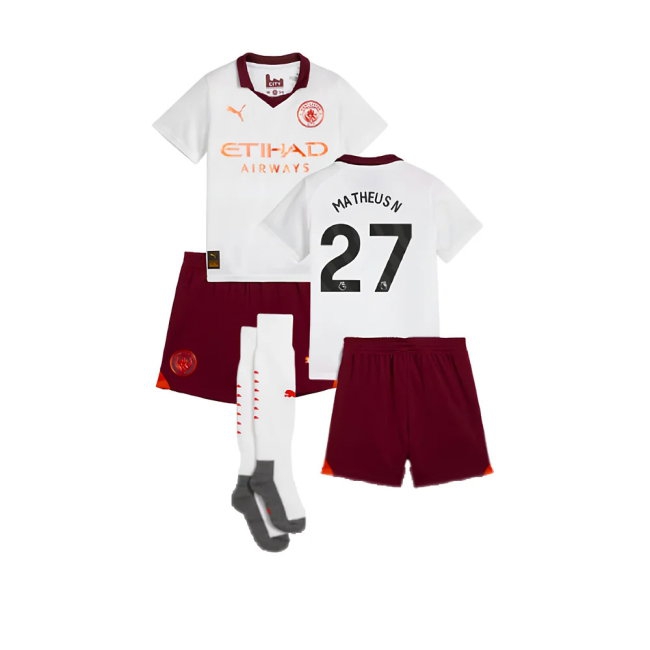 2023-2024 Man City Away Mini Kit (Matheus N 27) — Shop Now