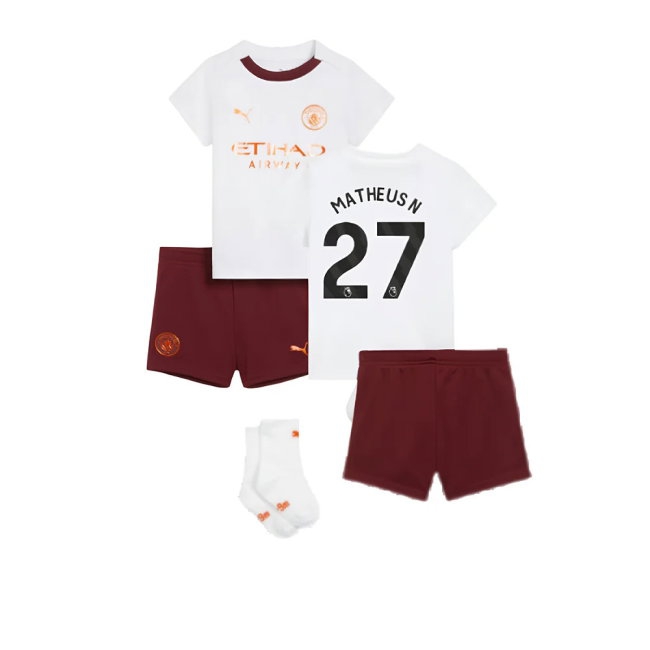 2023-2024 Man City Away Baby Kit (Matheus N 27) — Shop Now