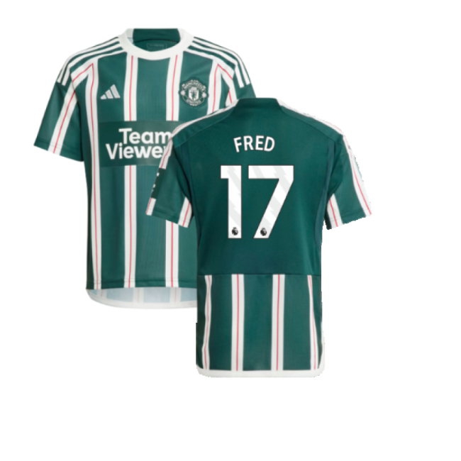 2023-2024 Man Utd Away Shirt (Kids) (Fred 17) — Shop Online