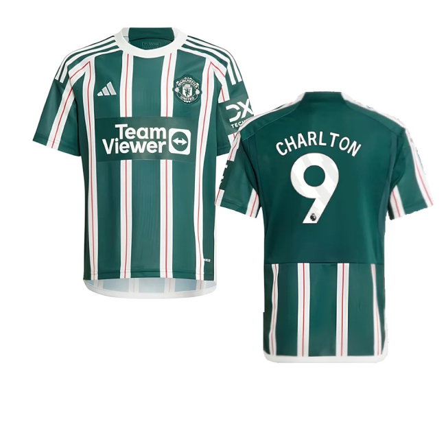 2023-2024 Man Utd Away Shirt (Kids) (Charlton 9) — Shop Now