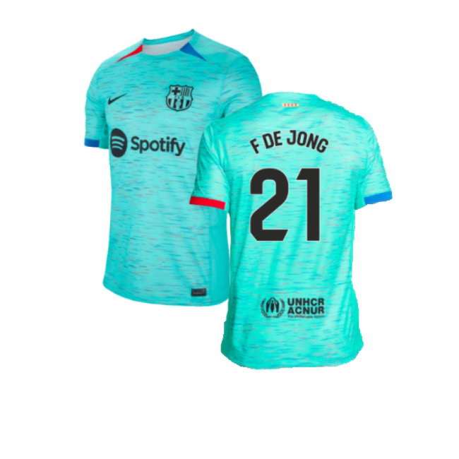 2023-2024 Barcelona Third Shirt (F De Jong 21) — Buy Online