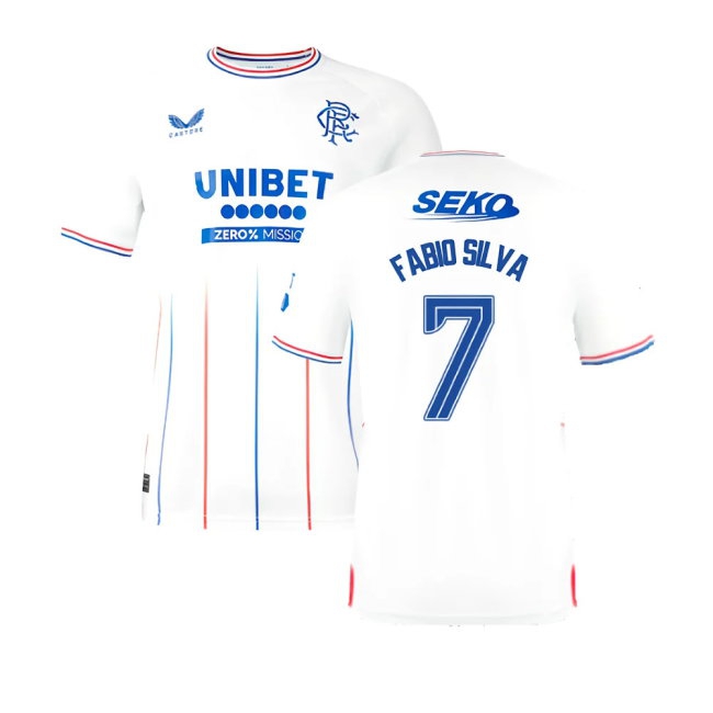 2023-2024 Rangers Away Shirt (Fabio Silva 7) — Shop Online