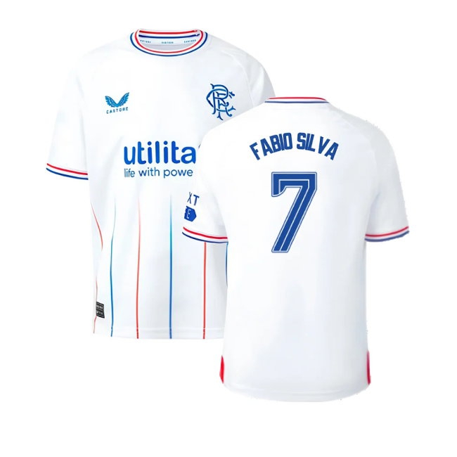 2023-2024 Rangers Away Shirt (Kids) (Fabio Silva 7) — Buy Online