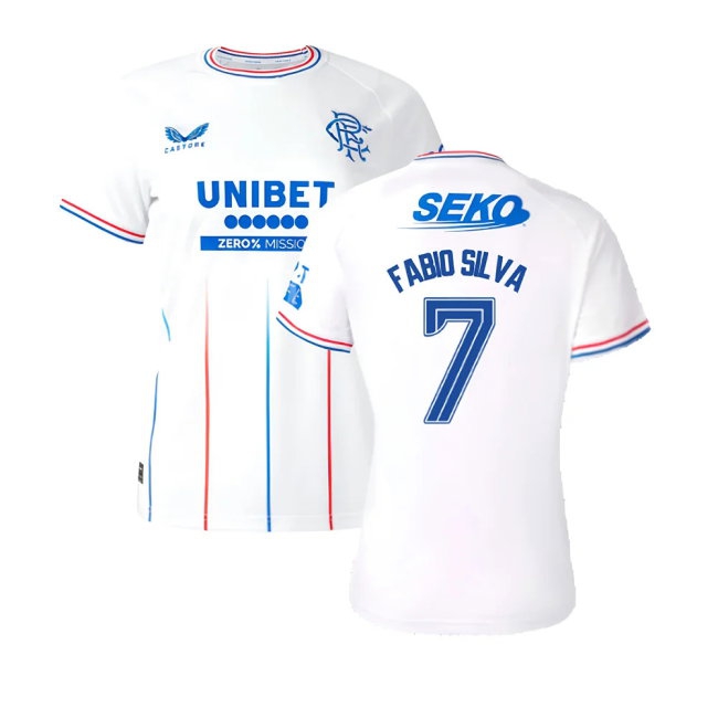 2023-2024 Rangers Away Shirt (Ladies) (Fabio Silva 7) — Buy Online