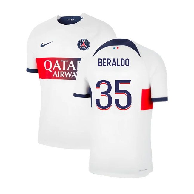 2023-2024 PSG Away Shirt (Beraldo 35) — Shop Online