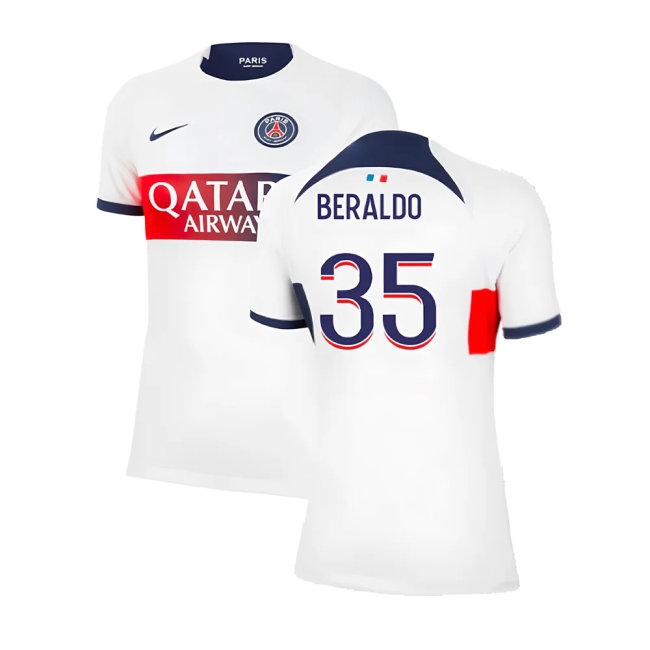 2023-2024 PSG Away Shirt (Womens) (Beraldo 35) — Buy Now