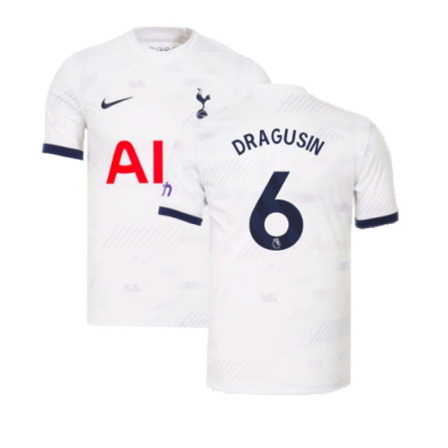 2023-2024 Tottenham Hotspur Home Shirt (Dragusin 6) — Shop Online