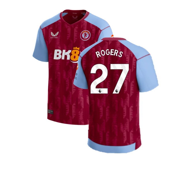 2023-2024 Aston Villa Home Shirt (Rogers 27) — Shop Online