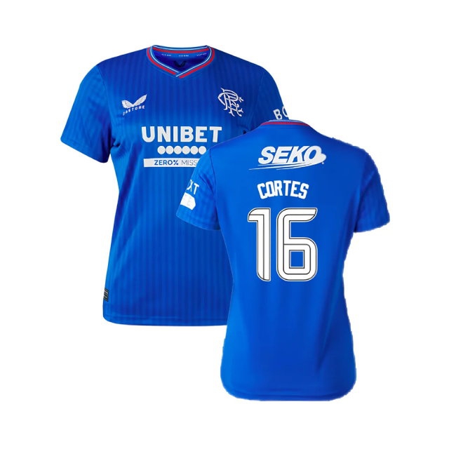 2023-2024 Rangers Home Shirt (Ladies) (Cortes 16) — Buy Online