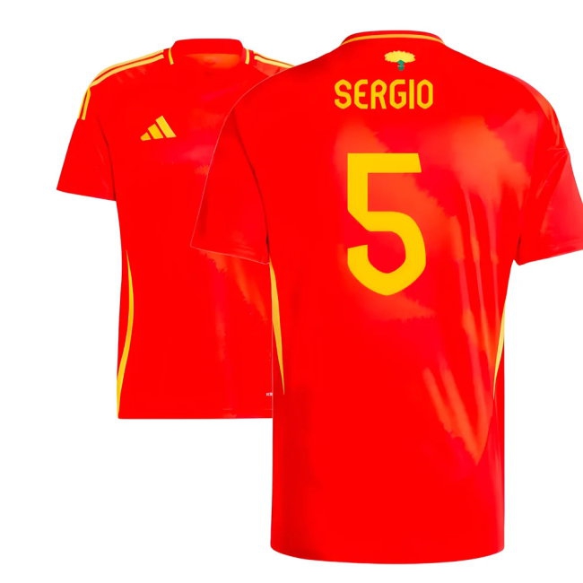 2024-2025 Spain Home Shirt (Sergio 5) — Buy Online