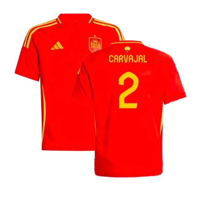 2024-2025 Spain Home Shirt (Kids) (Carvajal 2) — Buy Now