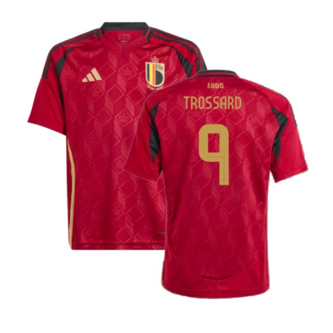 2024-2025 Belgium Home Shirt (Kids) (Trossard 9) — Shop Now