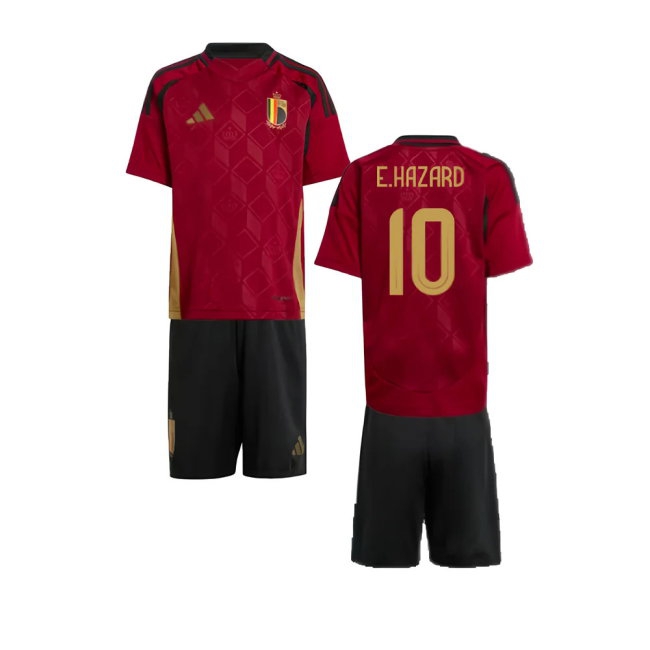 2024-2025 Belgium Home Mini Kit (E.Hazard 10) — Buy Online