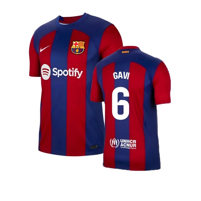 2023-2024 Barcelona Home Shirt (Gavi 6) — Buy Now