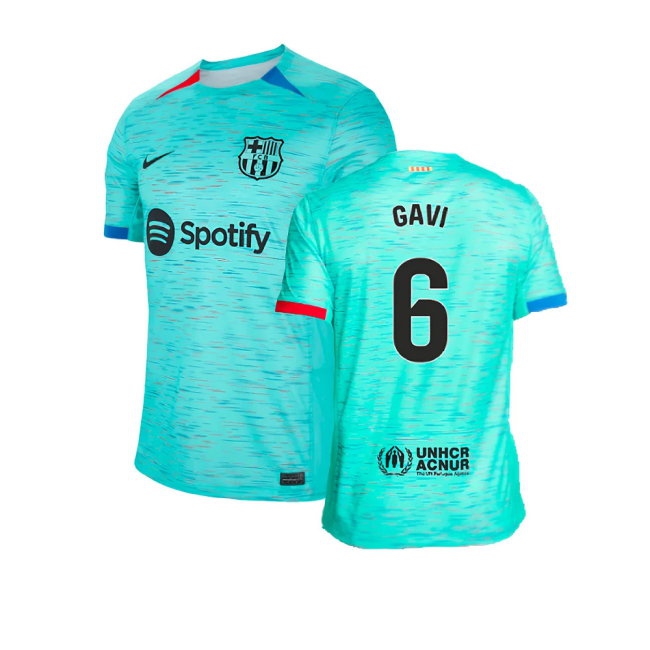 2023-2024 Barcelona Third Shirt (Gavi 6) — Shop Online