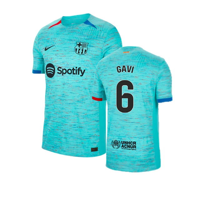 2023-2024 Barcelona Player Version Third Shirt (Gavi 6) — Buy Online