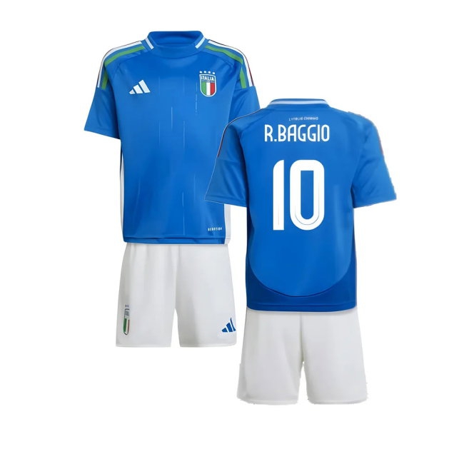 2024-2025 Italy Home Mini Kit (R.BAGGIO 10) — Buy Now