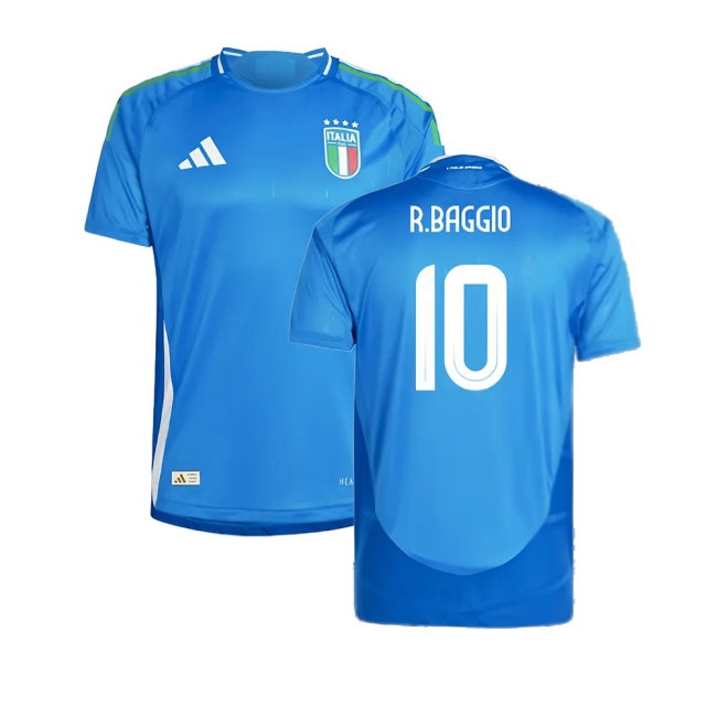2024-2025 Italy Player Version Home Shirt (R.BAGGIO 10) — Shop Online