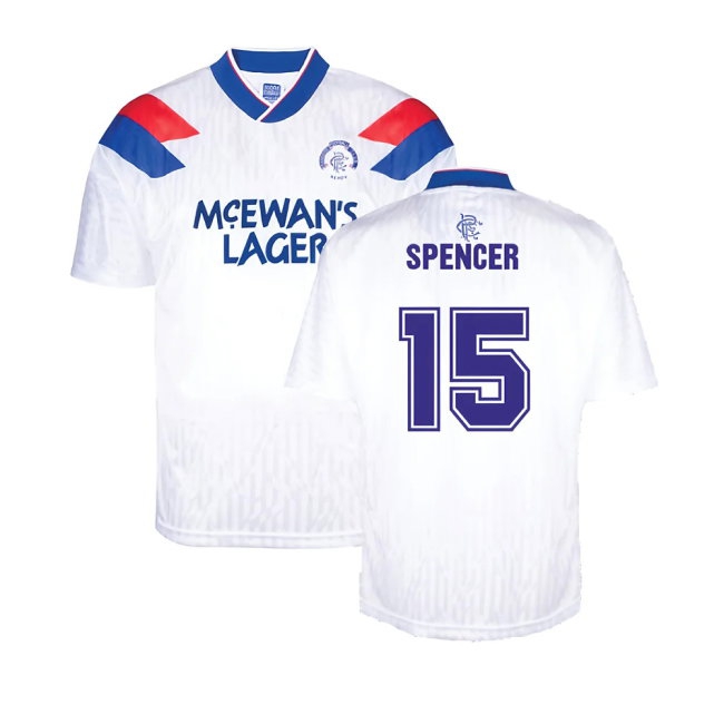 Rangers 1990 Away Retro Football Shirt (Spencer 15) — Buy Now