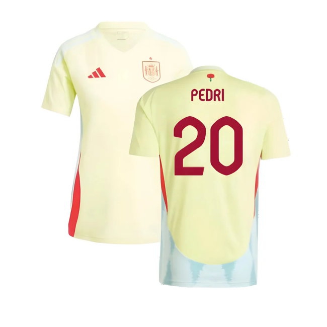 2024-2025 Spain Away Shirt (Ladies) (Pedri 20) — Shop Online
