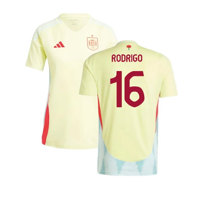 2024-2025 Spain Away Shirt (Ladies) (Rodrigo 16) — Shop Now