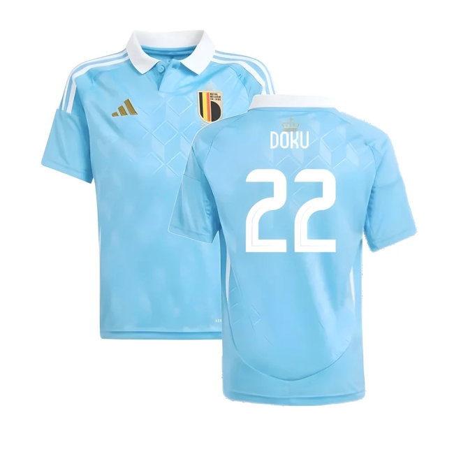 2024-2025 Belgium Away Shirt (Kids) (Doku 22) — Shop Now