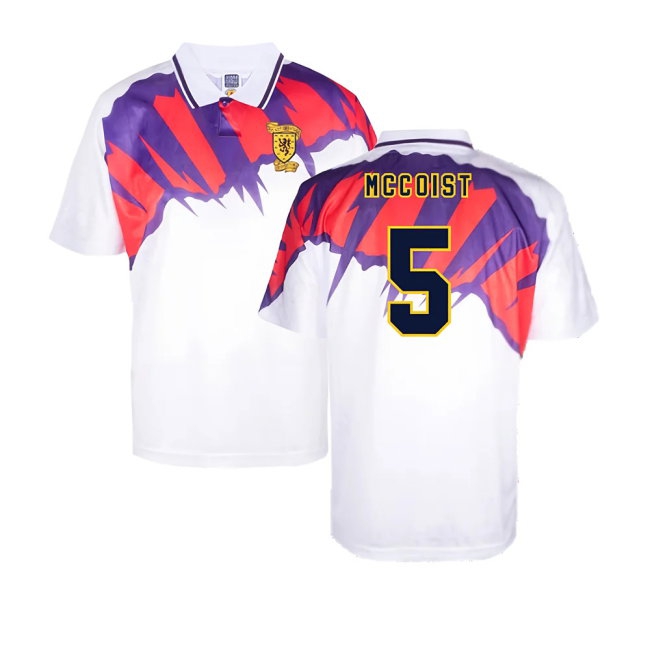 Scotland 1992 Away Retro Shirt (Mccoist 5) — Shop Now