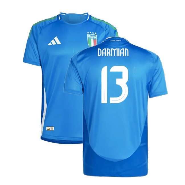 2024-2025 Italy Player Version Home Shirt (DARMIAN 13) — Buy Now