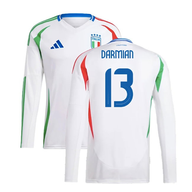 2024-2025 Italy Long Sleeve Away Shirt (DARMIAN 13) — Shop Online