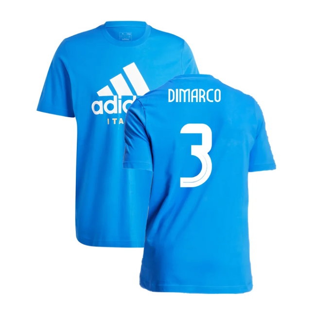 2024-2025 Italy DNA Graphic Tee (Blue) (DIMARCO 3) — Buy Now