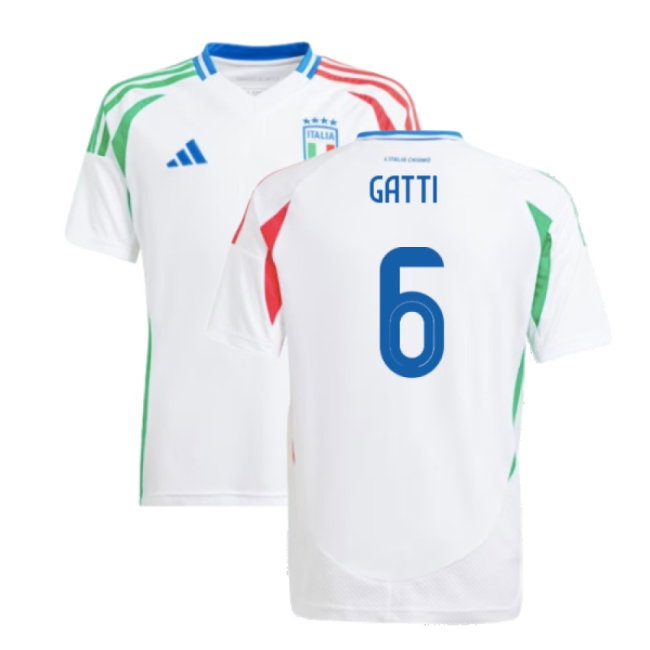 2024-2025 Italy Away Shirt (Kids) (GATTI 6) — Buy Now