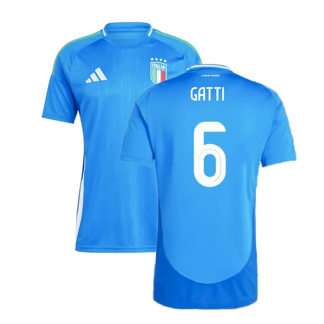 2024-2025 Italy Home Shirt (GATTI 6) — Buy Online
