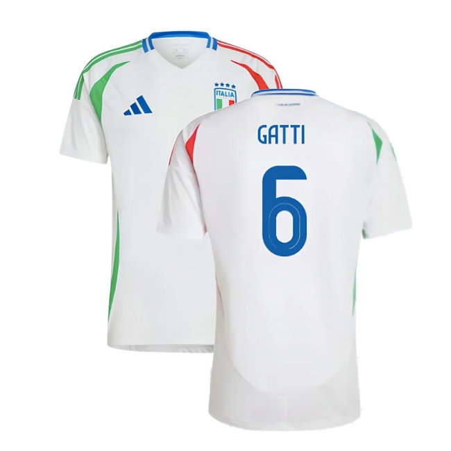 2024-2025 Italy Away Shirt (GATTI 6) — Shop Online