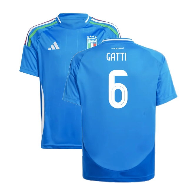 2024-2025 Italy Home Shirt (Kids) (GATTI 6) — Buy Now