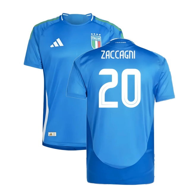 2024-2025 Italy Player Version Home Shirt (ZACCAGNI 20) — Buy Online