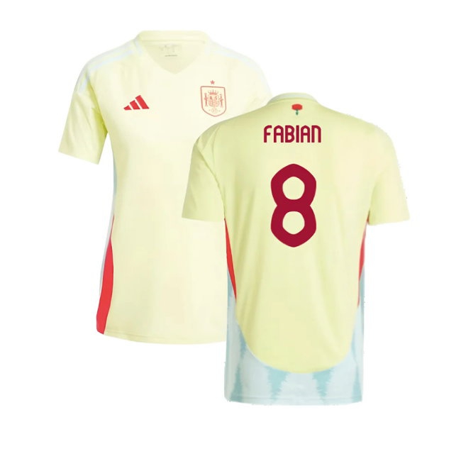 2024-2025 Spain Away Shirt (Ladies) (Fabian 8) — Buy Now