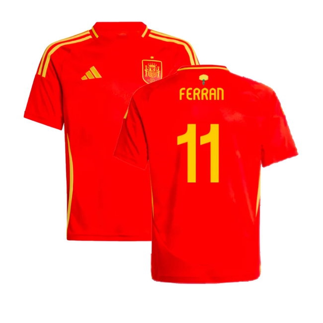 2024-2025 Spain Home Shirt (Kids) (Ferran 11) — Shop Online