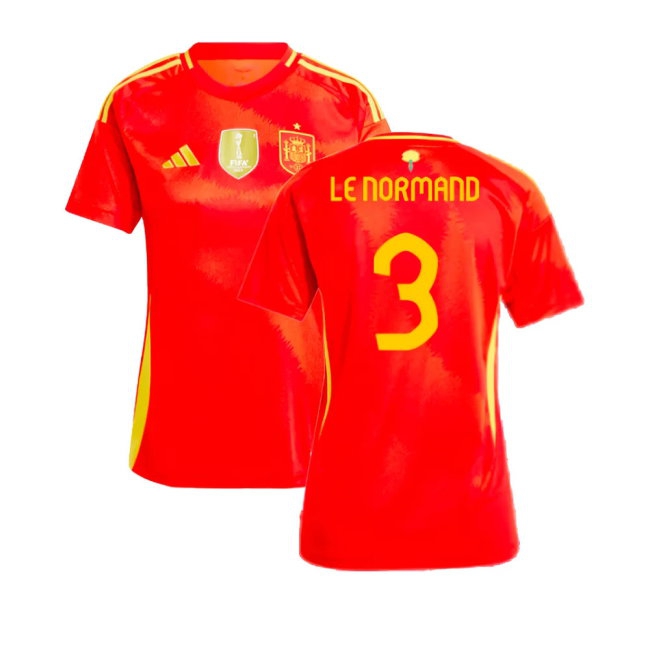 2024-2025 Spain Home Shirt (Ladies) (Le Normand 3) — Buy Online