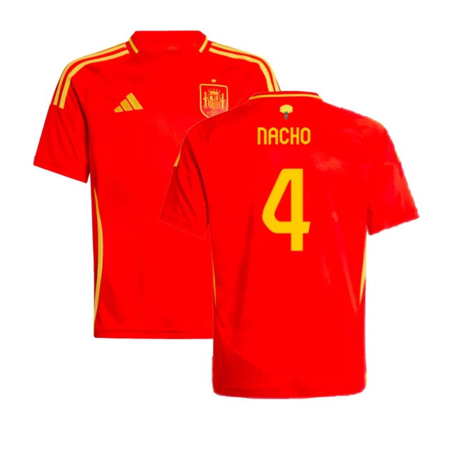 2024-2025 Spain Home Shirt (Kids) (Nacho 4) — Shop Online
