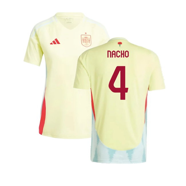 2024-2025 Spain Away Shirt (Ladies) (Nacho 4) — Buy Now