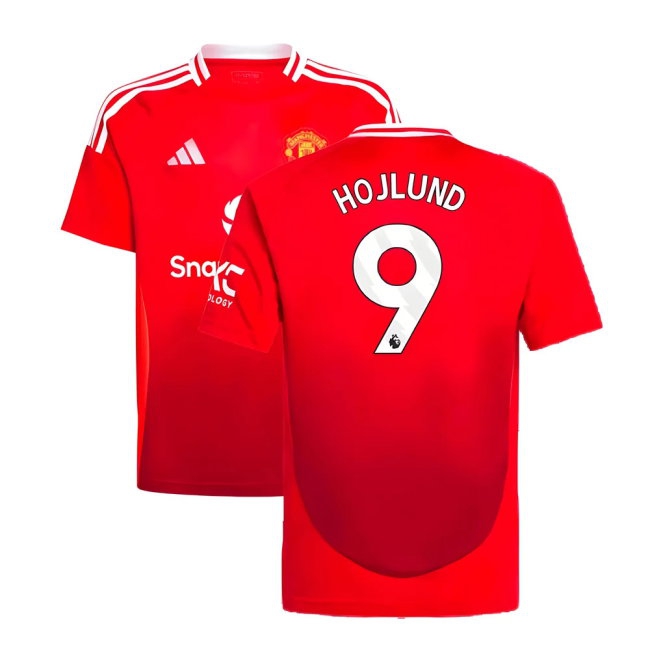 2024-2025 Man Utd Home Shirt (Kids) (Hojlund 9) — Shop Now