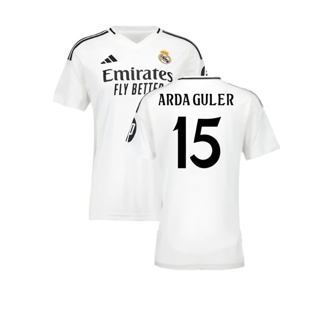 2024-2025 Real Madrid Home Shirt (Womens) (Arda Guler 15) — Shop Online