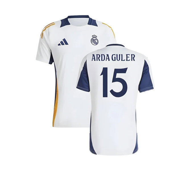 2024-2025 Real Madrid Training Shirt (White) (Arda Guler 15) — Buy Now