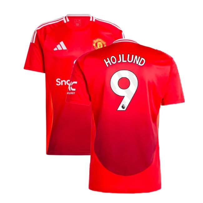 2024-2025 Man Utd Home Shirt (Hojlund 9) — Buy Online
