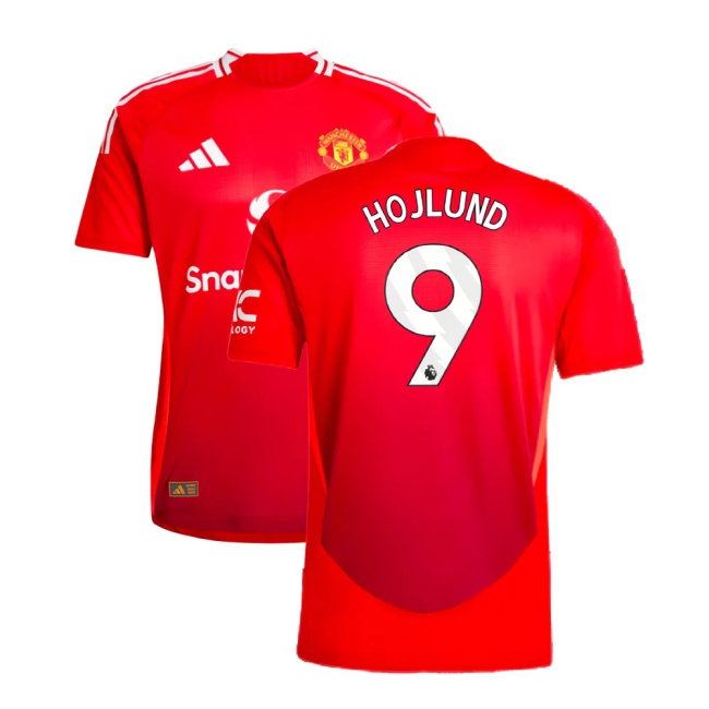 2024-2025 Man Utd Player Version Home Shirt (Hojlund 9) — Buy Online